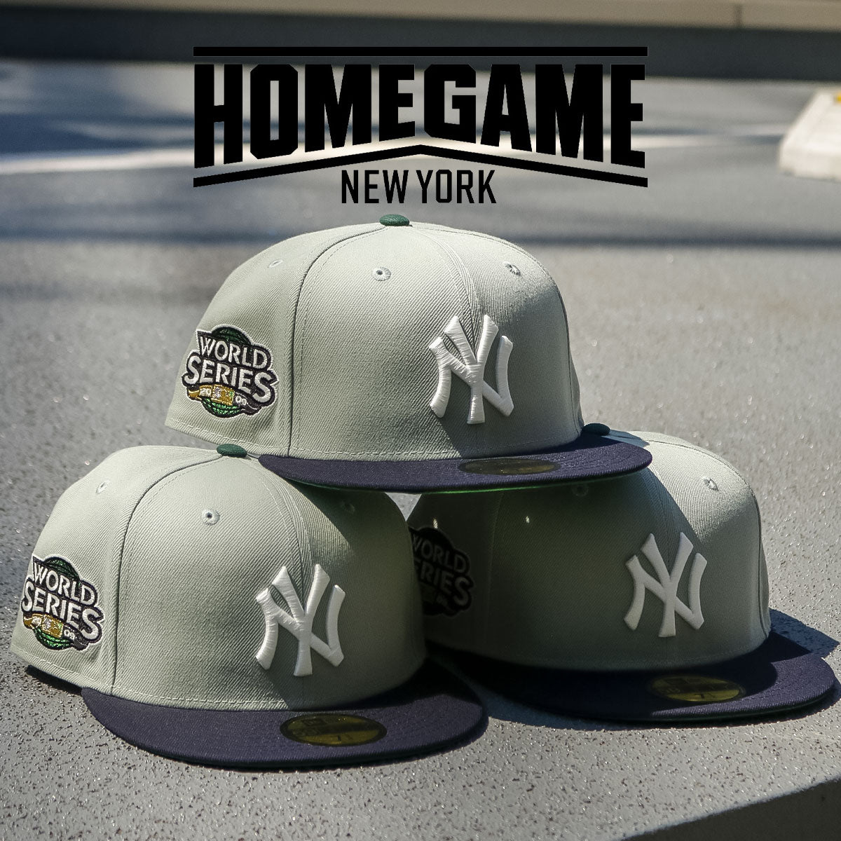 NEW ERA - New York Yankees 2009 World Series 59Fifty Mint/Navy