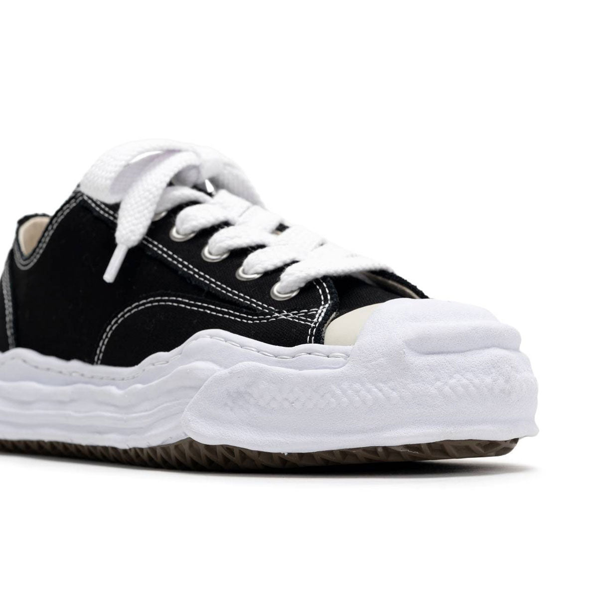 Maison MIHARA YASUHIRO -  "HANK" OG Sole Canvas Low-top Sneaker BLACK 【A05FW702】