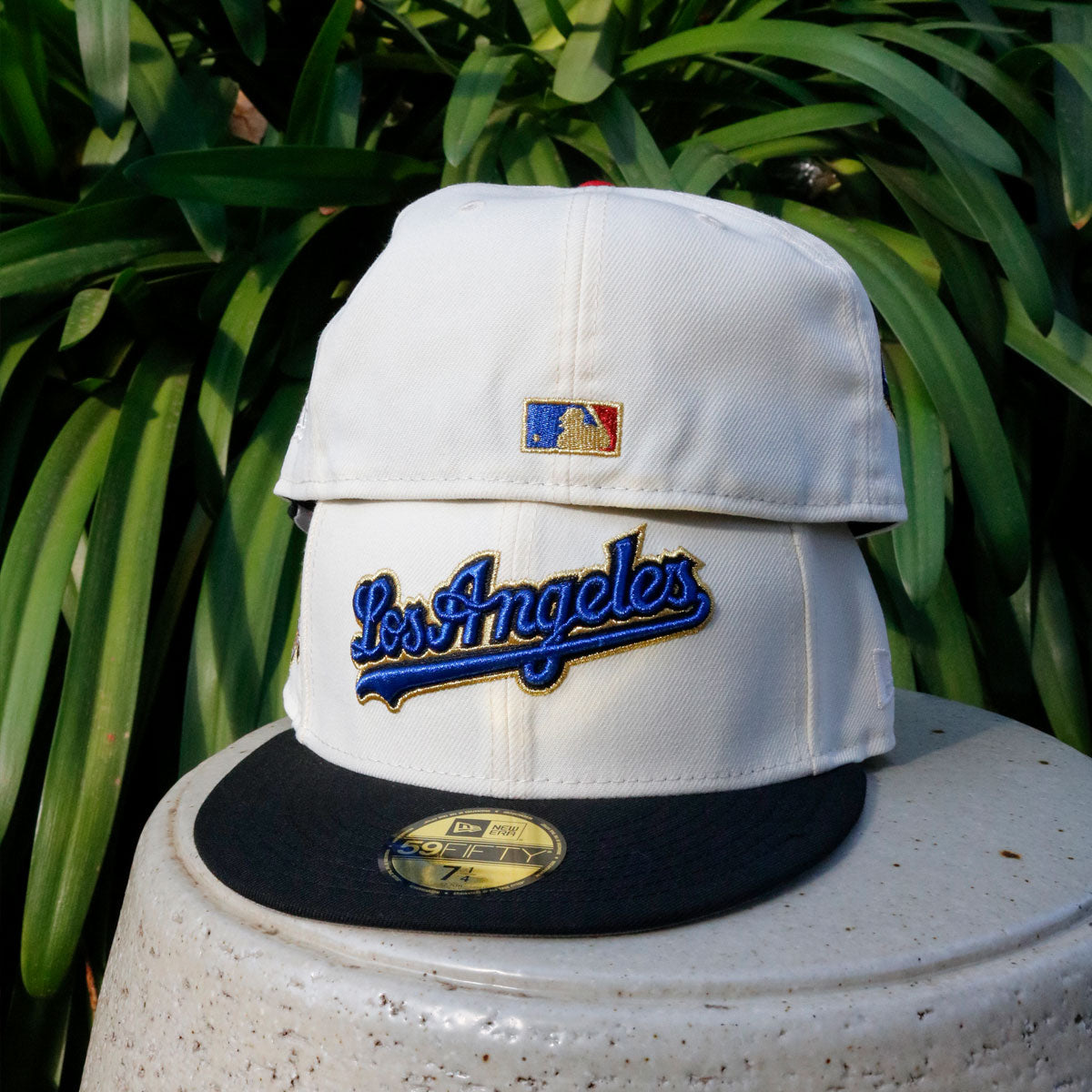 NEW ERA - Los Angeles Dodgers 59FIFTY 40th Anniversary Chrome White/NAVY