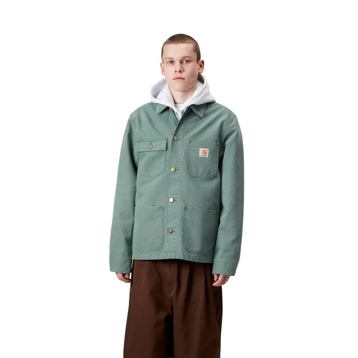 CARHARTT - MICHIGAN COAT SILVER PINE 【I034787-2R840】
