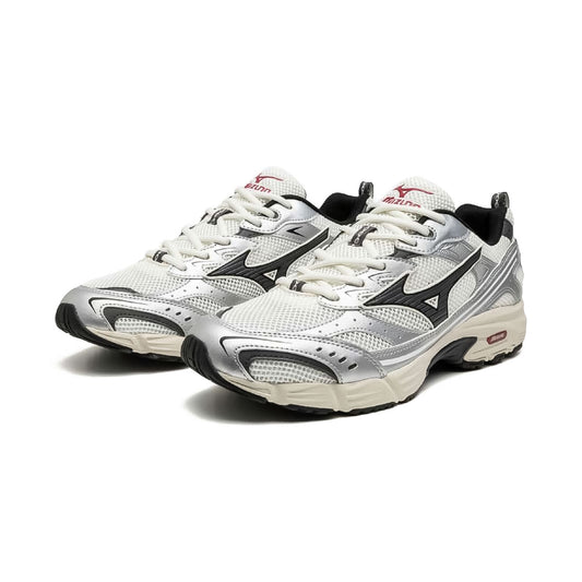 MIZUNO - UNISEX MXR WHITE/BLACKI/SILVER【D1GA245101】