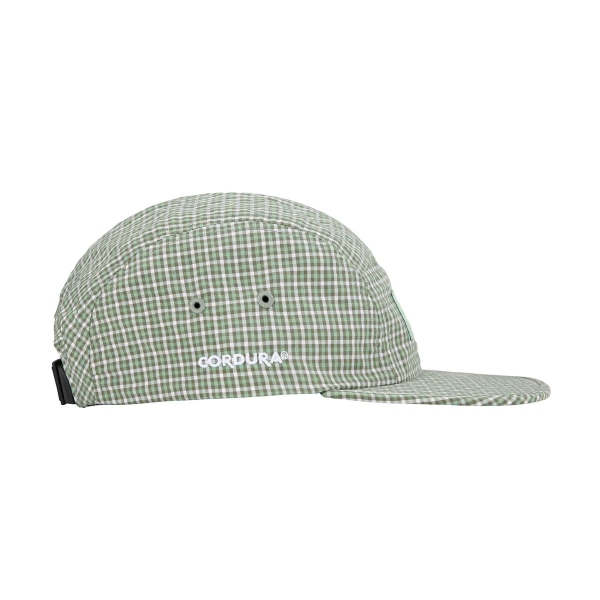 Supreme - Cordura Plaid Camp Cap Olive