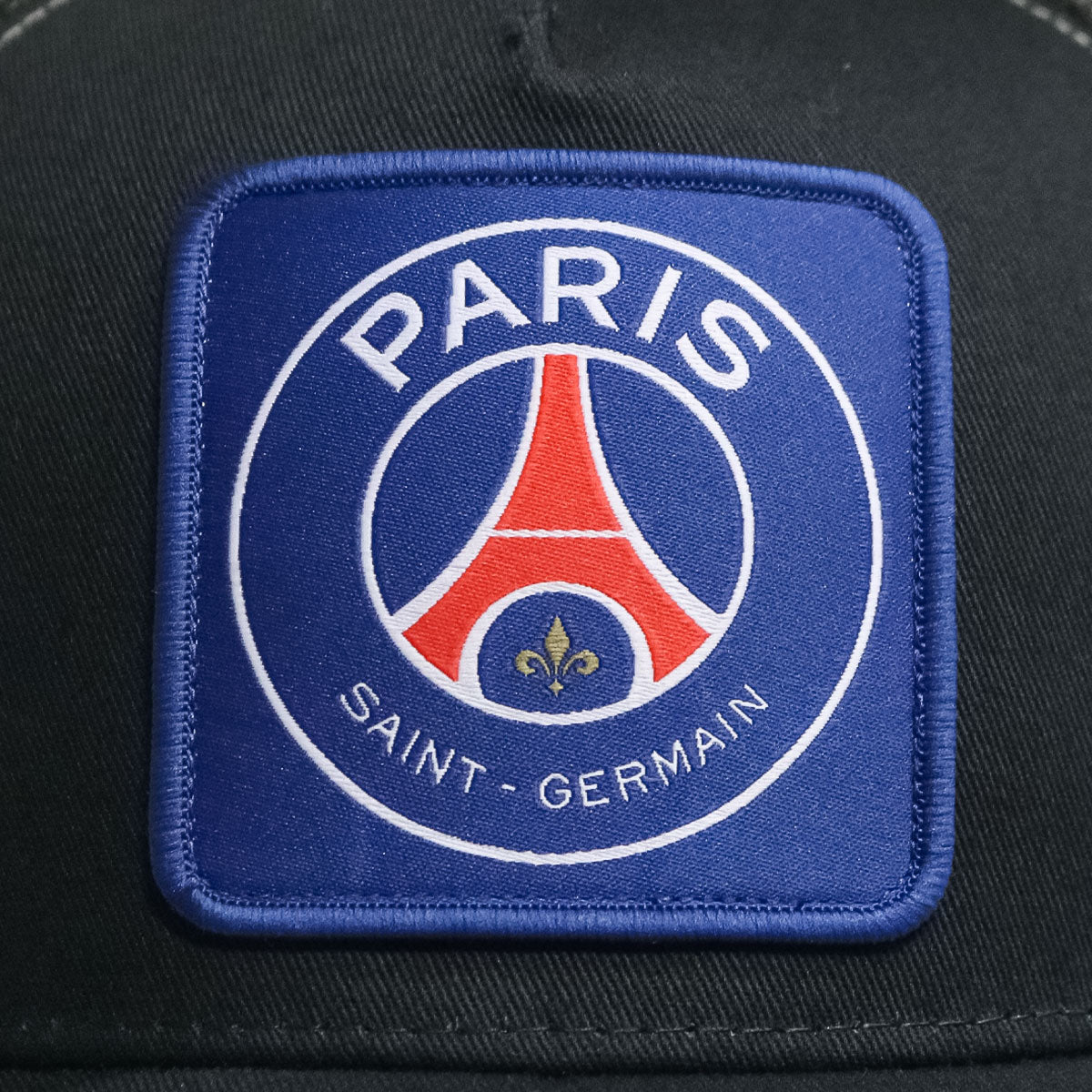 PARIS WAPPEN TRUCKER CAP BLACK/NAVY 【PSG-MCP01】