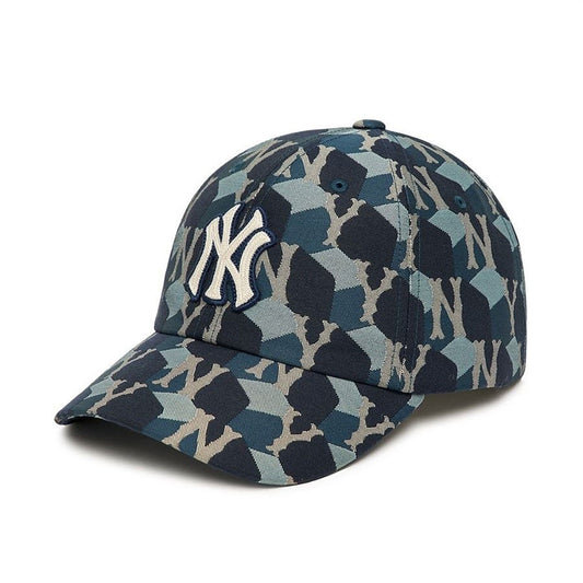 MLB - MONOGRAM UNSTRUCTURE BALL CAP 50NYD【3ACPM212N】