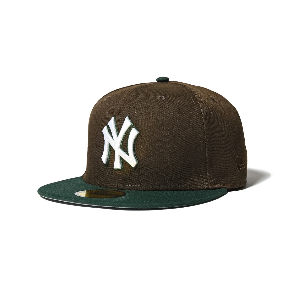 NEW ERA New York Yankees - 59FIFTY CO 2000 WS  B＆B WALNUT/DARK GREEN【70890656】