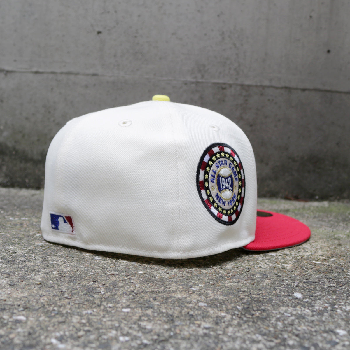 NEW ERA - 59FIFTY Brooklyn Dodgers ASG1942 Chrome White/Red