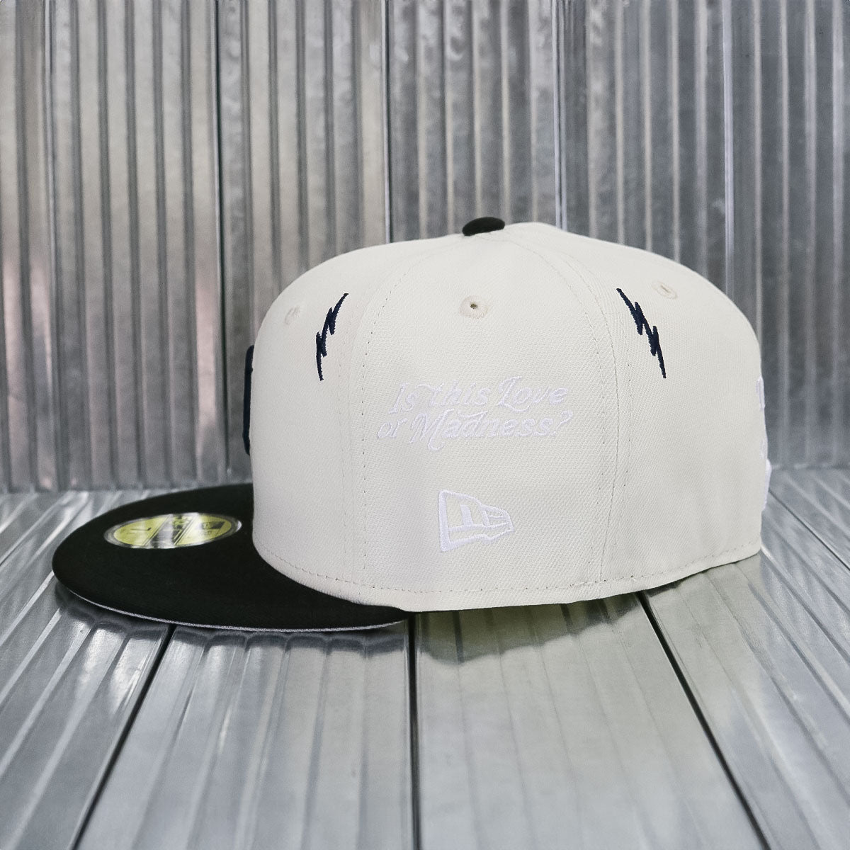 New Era × Diet Starts Monday - 59FIFTY Detroit Tigers WS 1984 Lightning Bolts 29348 Chrome White/Black【60770372】