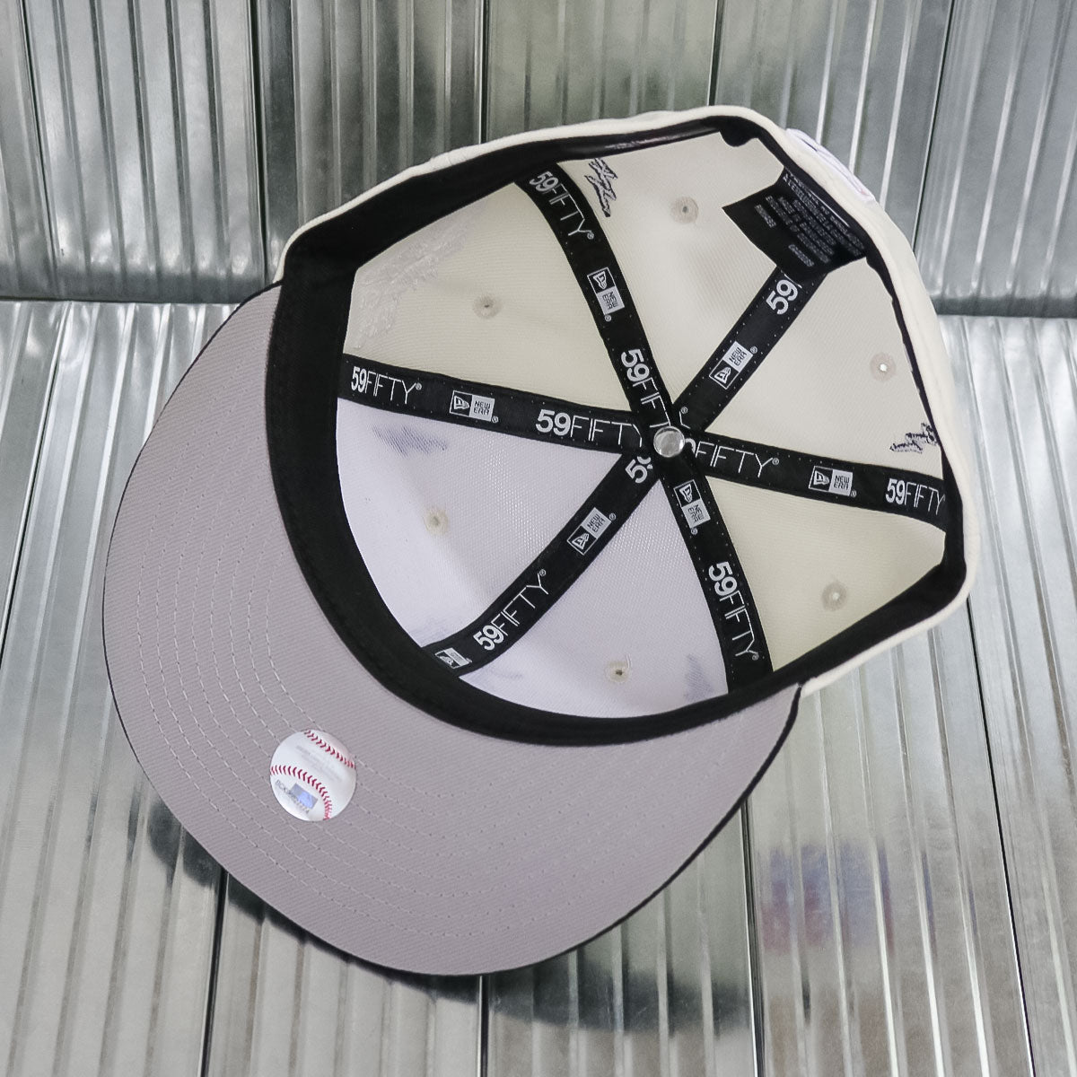 New Era × Diet Starts Monday - 59FIFTY Detroit Tigers WS 1984 Lightning Bolts 29348 Chrome White/Black【60770372】
