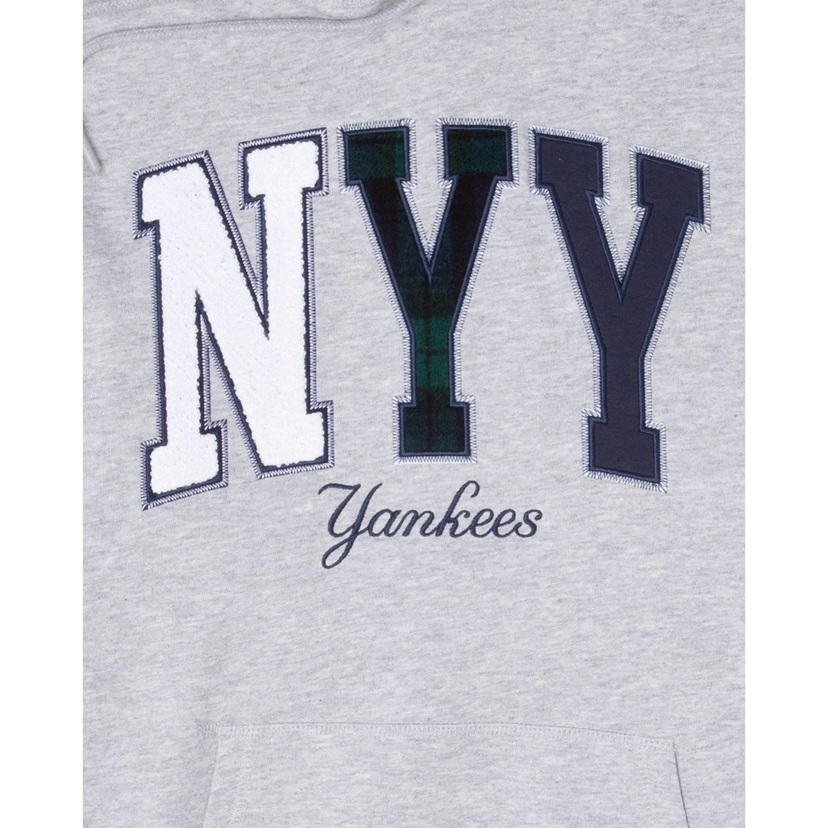 NEW ERA New York Yankees - PLAID HOODIE BLACKWATCH