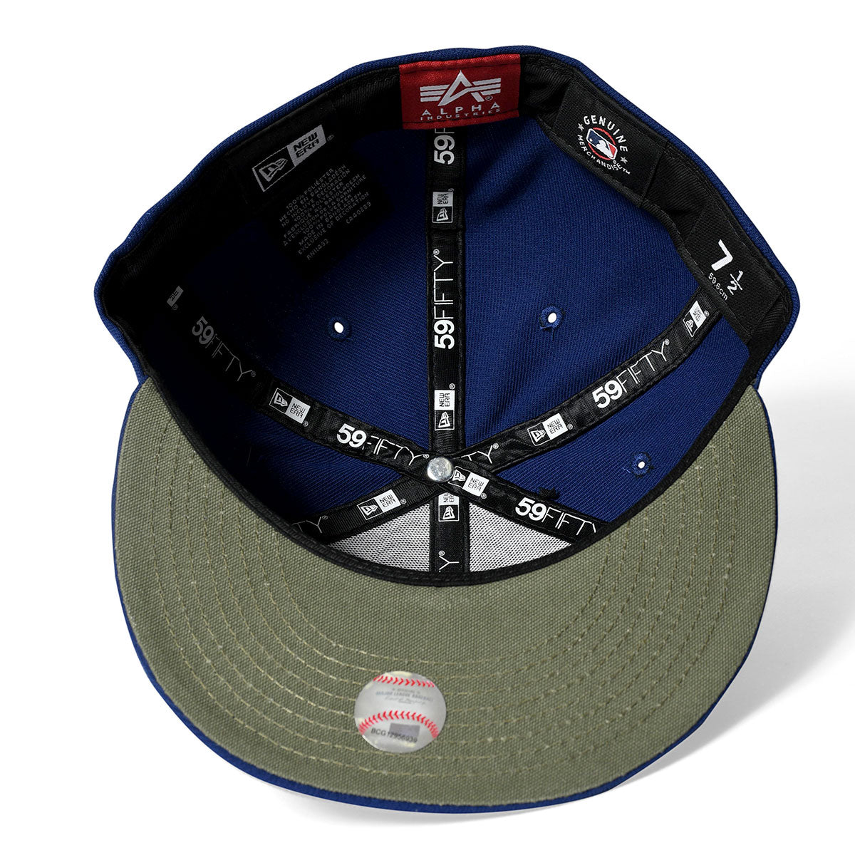 NEW ERA × ALPHA INDUSTRIES Los Angeles Dodgers - M 59FIFTY ALPHA D1 LA  DODGERS OTC【60194096】