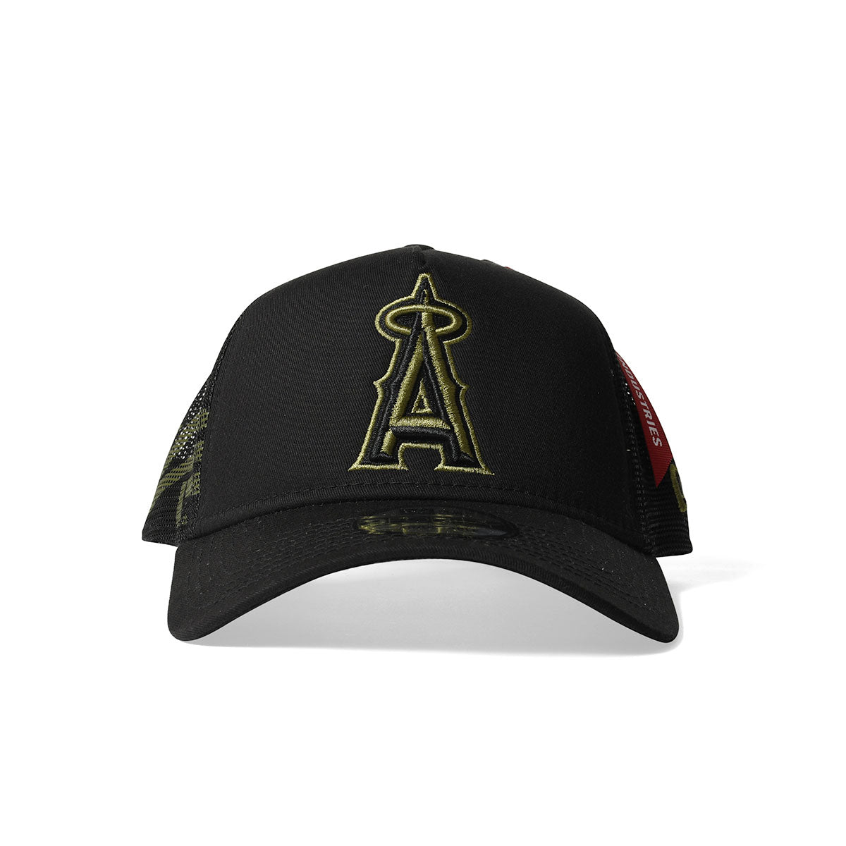 NEW ERA × ALPHA INDUSTRIES Anaheim Angels - M 9FORTY ALPHA D1 ANAHEIM ANGELS BLK【60208603】