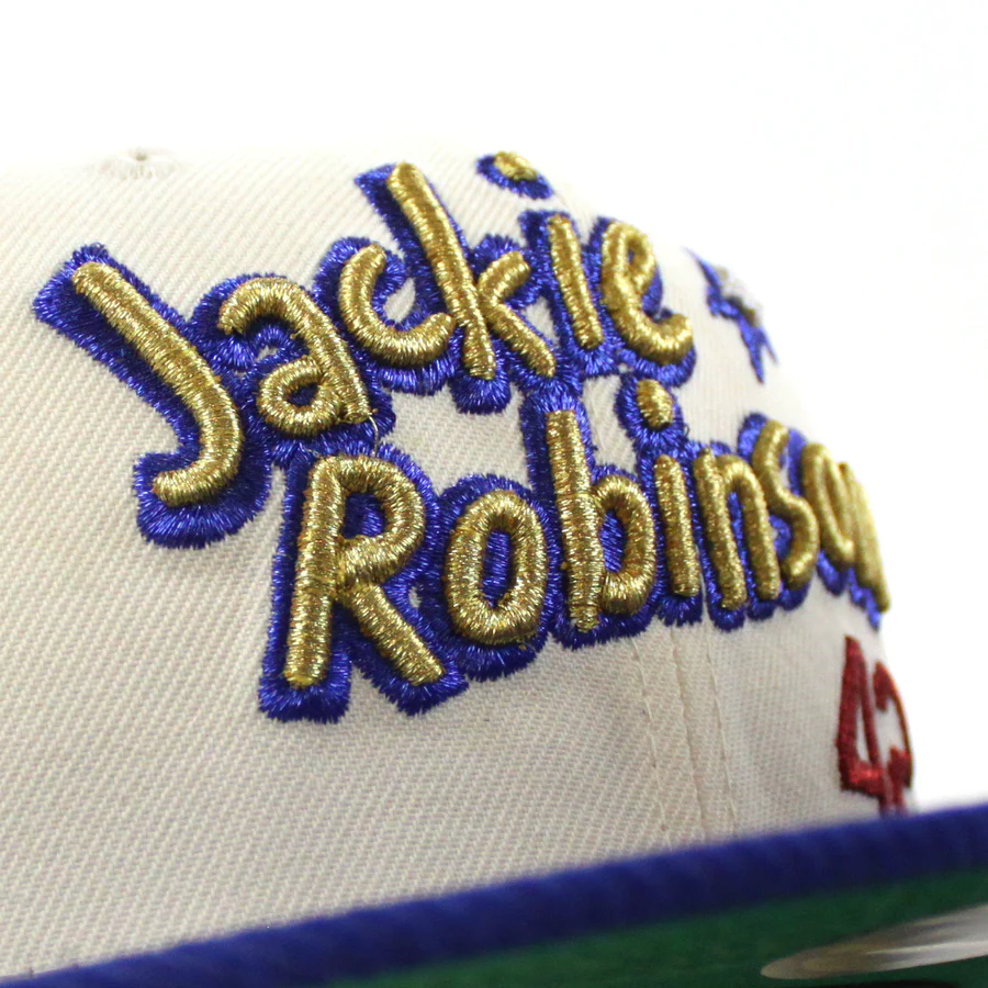 NEW ERA Brooklyn Dodgers 75 Jackie Robinson 59FIFTY CHROME/BLUE