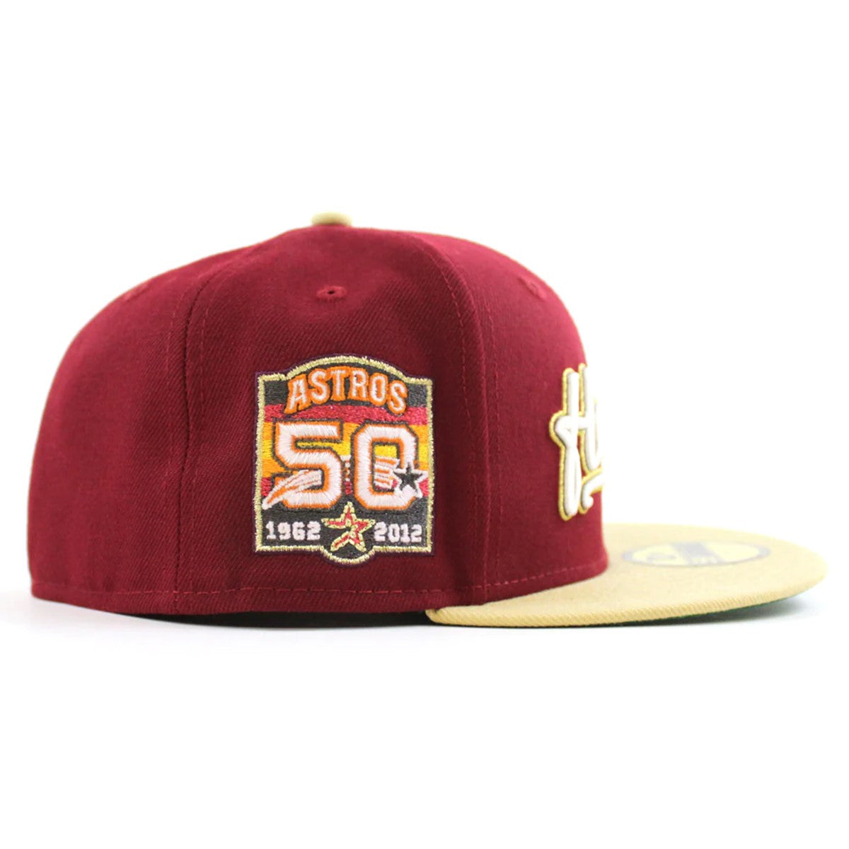 NEW ERA Houston Astros - 59FIFTY 50TH ANV CARDINAL/VEGAS GOLD