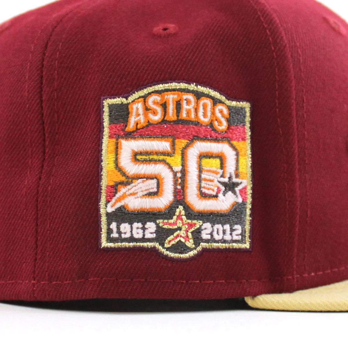 NEW ERA Houston Astros - 59FIFTY 50TH ANV CARDINAL/VEGAS GOLD