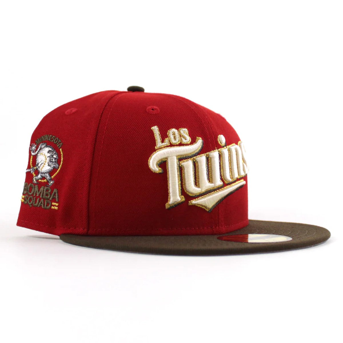 NEW ERA Minnesota Twins - 59FIFTY BOMBA SQUAD SCARLET/WALNUT