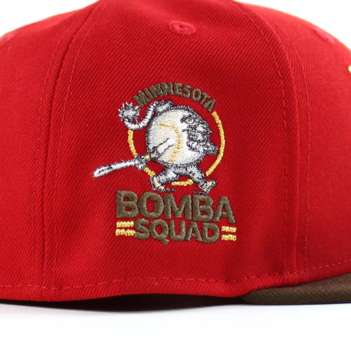 NEW ERA 明尼蘇達雙城隊 - 59FIFTY BOMBA SQUAD 猩紅色/胡桃色