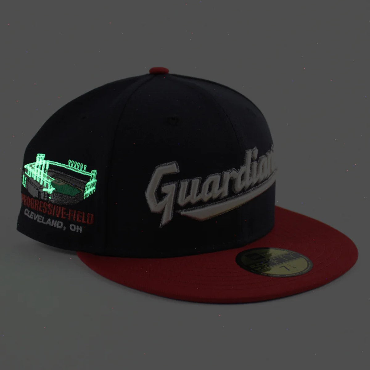 NEW ERA 克里夫蘭守護者 - 59FIFTY PROGRESSIVE Field 海軍藍/猩紅色