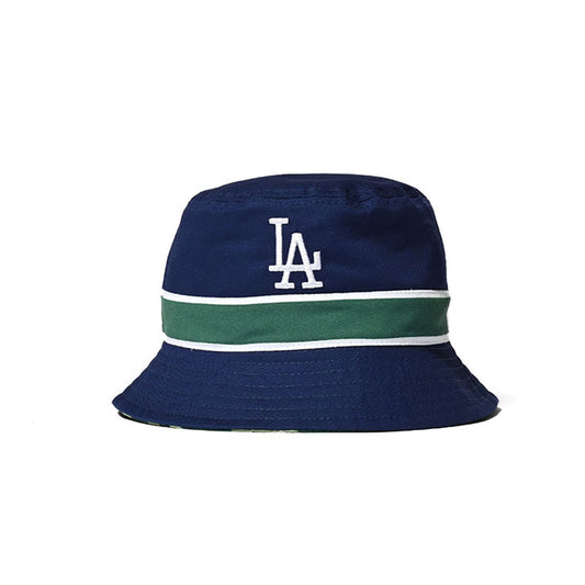 NEW ERA Los Angeles Dodgers - REVERSBLE BUCKET HAT BLUE/CAMO [60310442]