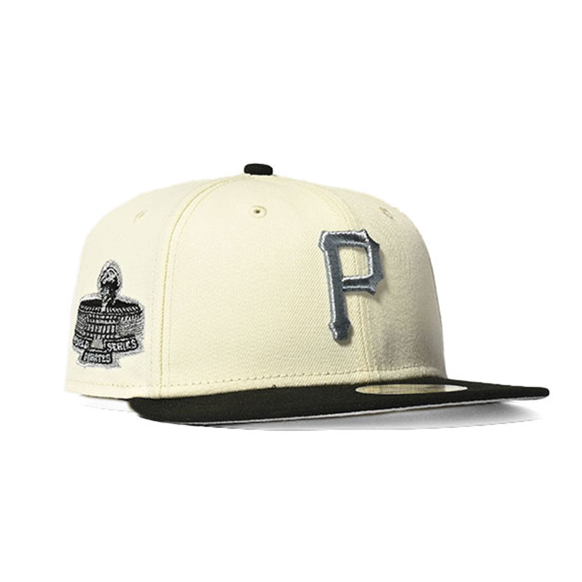 NEW ERA 匹茲堡海盜 - 59FIFTY WS PIRATES 鉻色/黑色