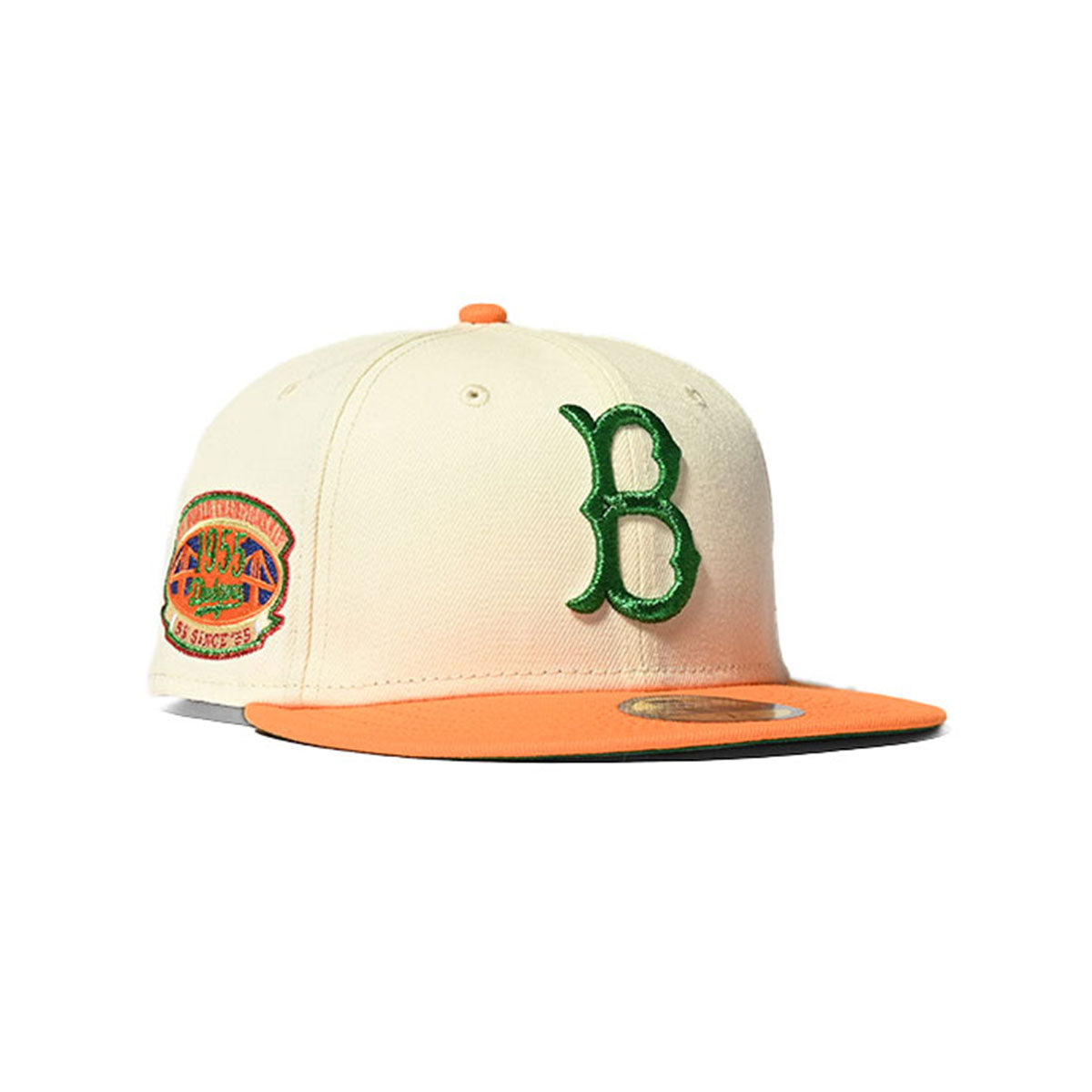 NEW ERA Brooklyn Dodgers - 59FIFTY 1st WC 1955 CHROME/ORANGE