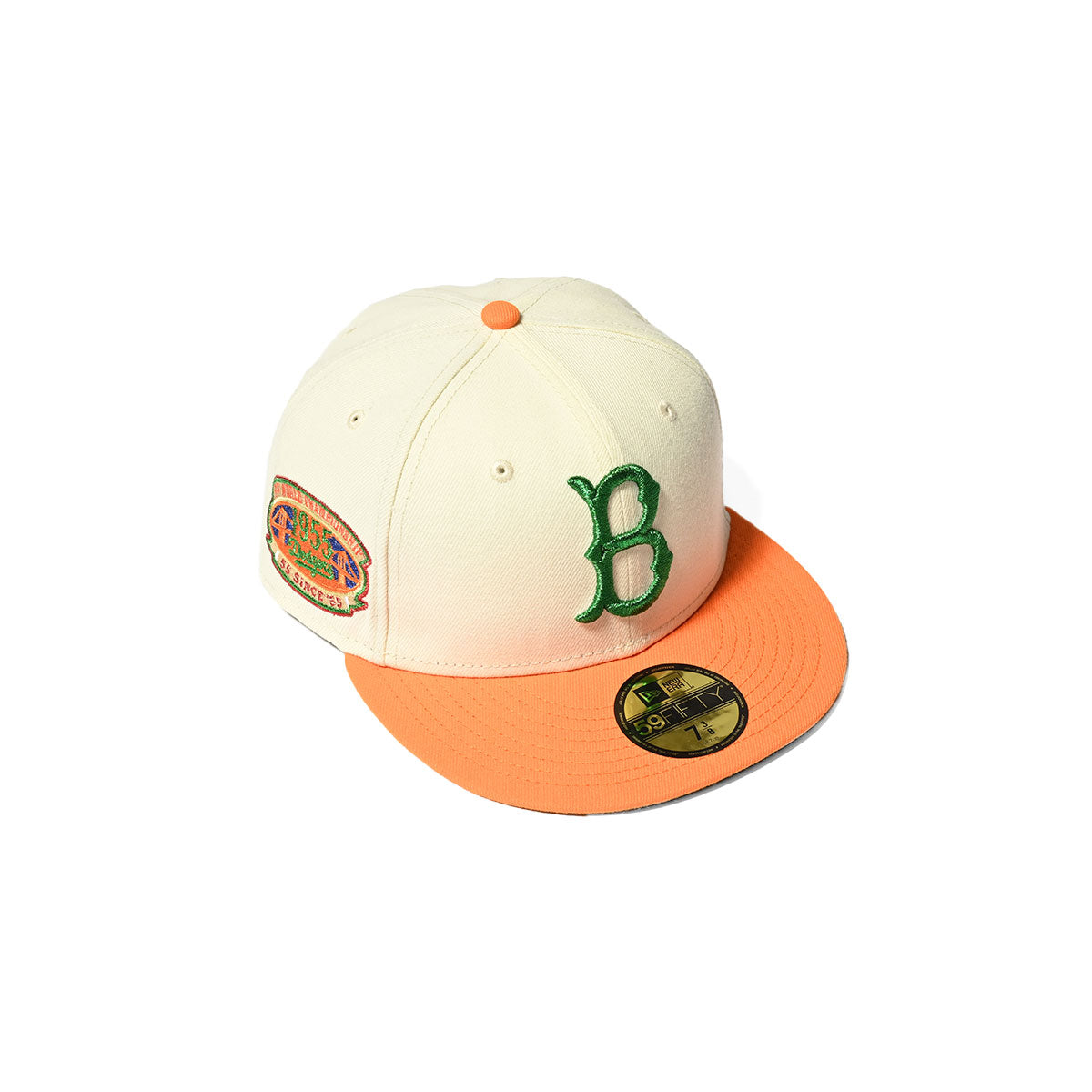 NEW ERA Brooklyn Dodgers - 59FIFTY 1st WC 1955 CHROME/ORANGE