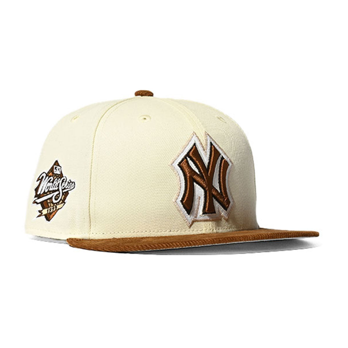 NEW ERA New York Yankees - 59FIFTY 1999 WS CORD VISOR CHROME/BROWN [60493756]