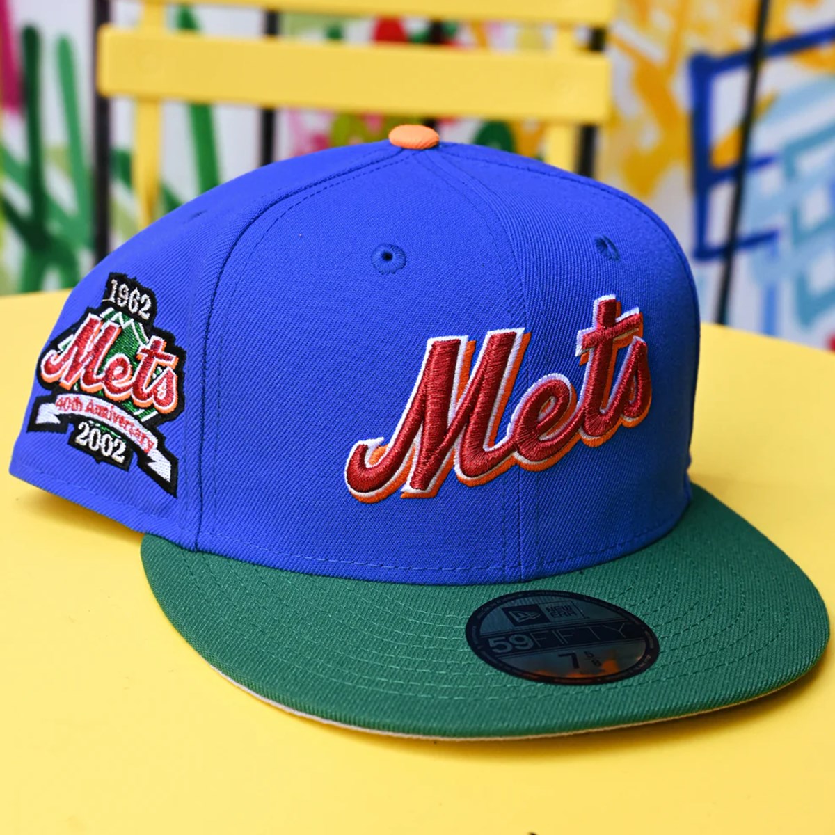 NEW ERA - 59FIFTY NEW YORK METS CO 40TH ANV BLUE/KELLY