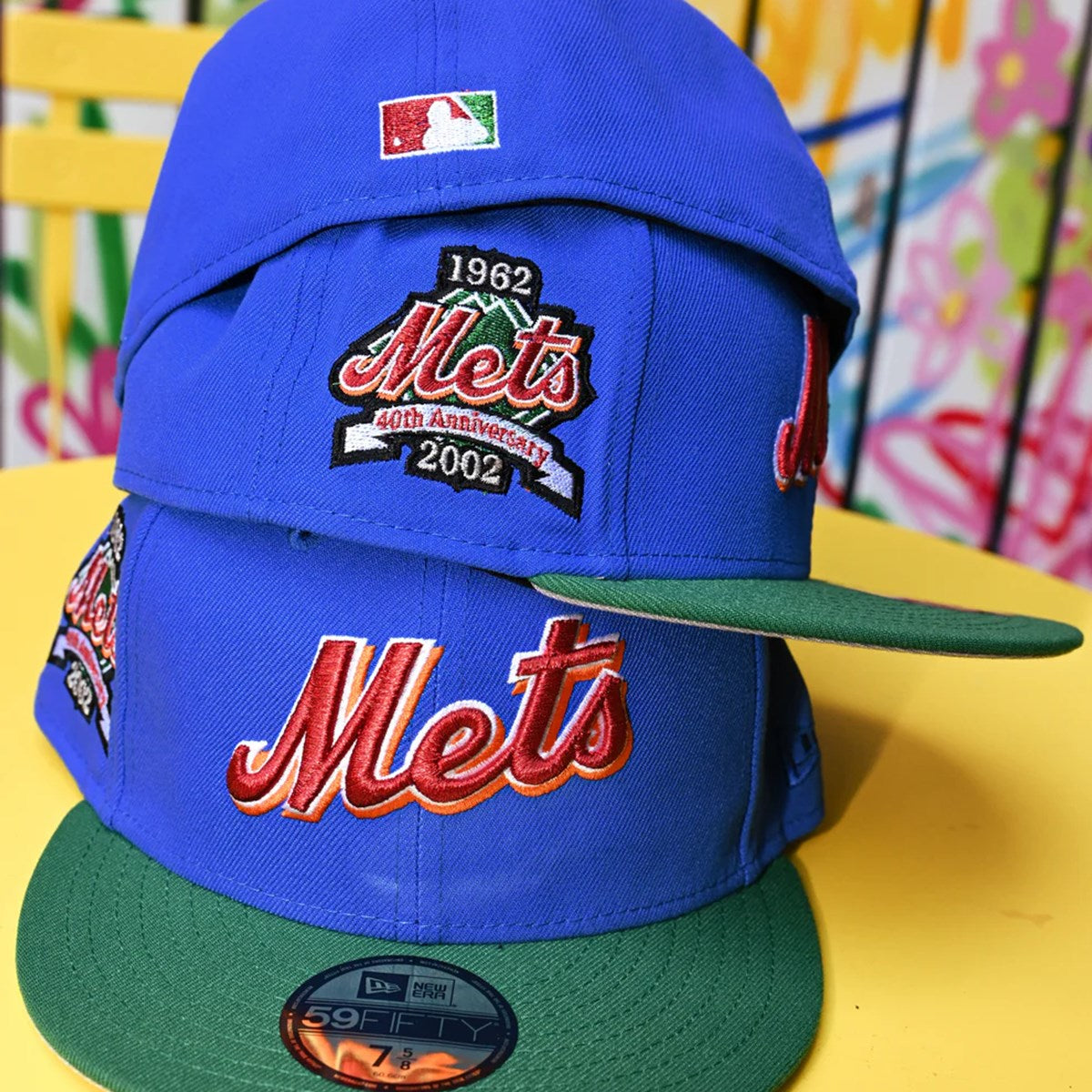 NEW ERA - 59FIFTY NEW YORK METS CO 40TH ANV BLUE/KELLY