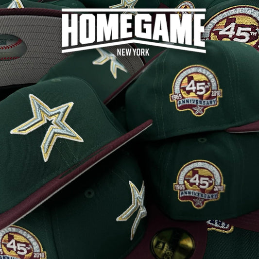 NEW ERA - 59FIFTY HOUSTON ASTROS CO 45TH ANV DARK GREEN/MAROON