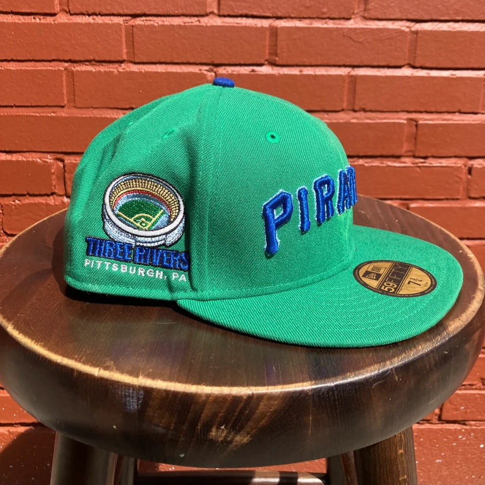 NEW ERA - 59FIFTY PITTSBURG PIRATES CO THREE RIVERS KELLY GREEN