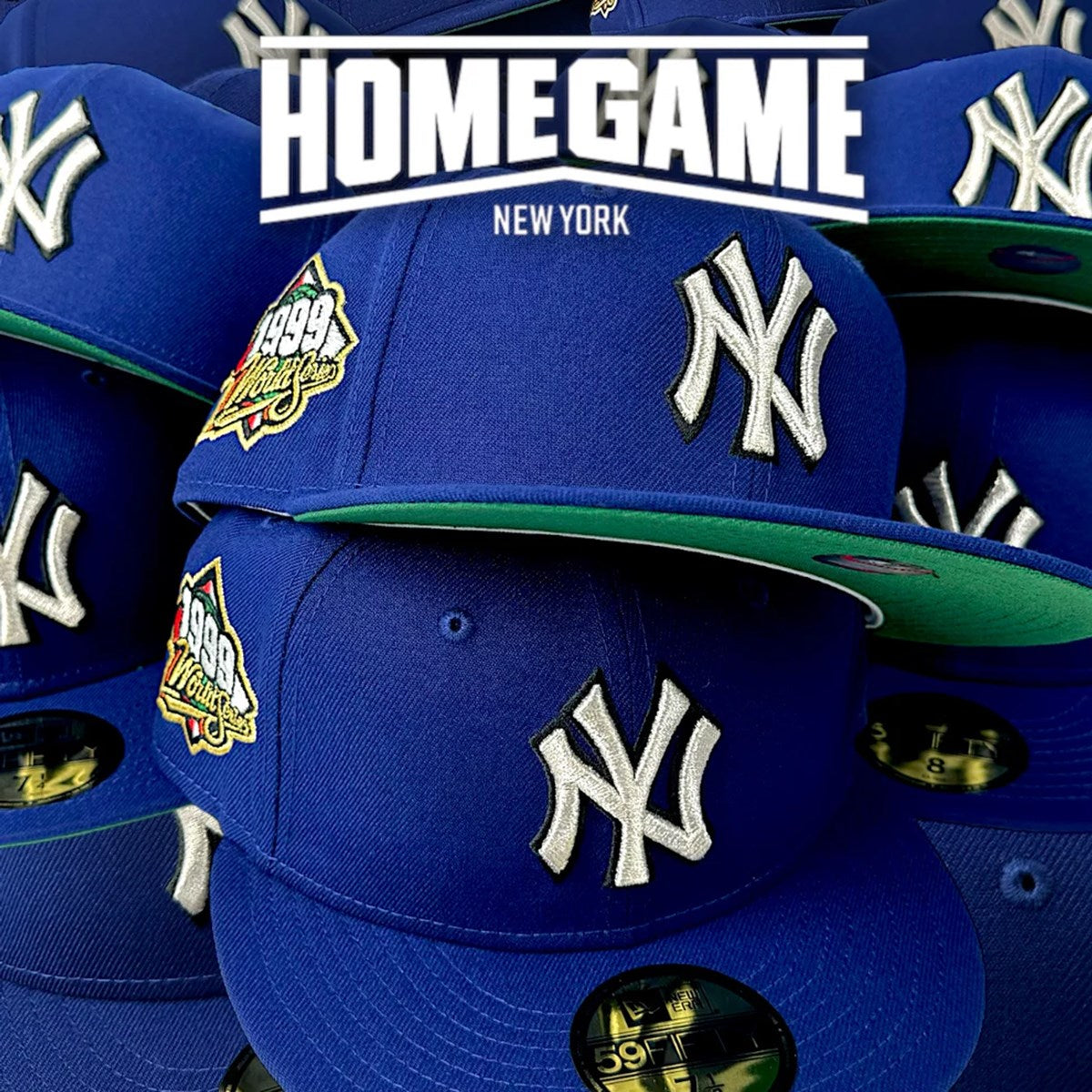 NEW ERA - 59FIFTY NEW YORK YANKEES 1999 WORLD SERIES IN DARK ROYAL