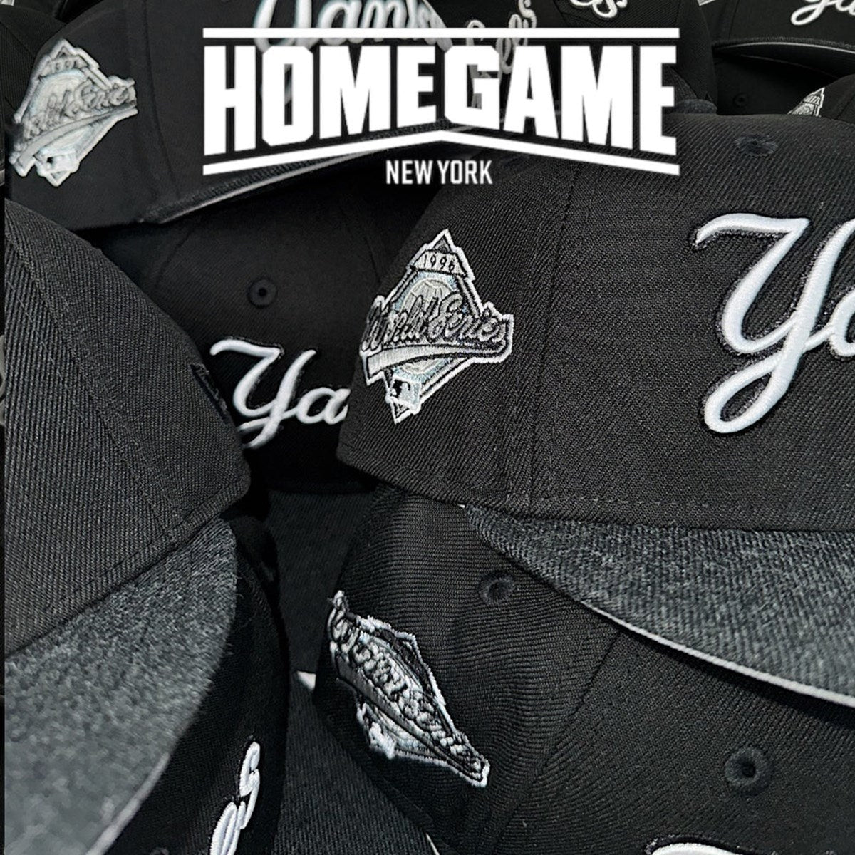 NEW ERA - 59FIFTY NEW YORK YANKEES 1996 WORLD SERIES BLACK/HEATHER BLACK