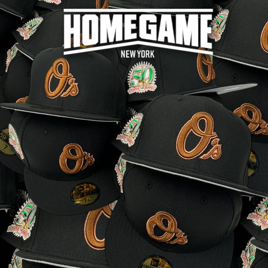 NEW ERA - 59FIFTY BALTIMORE ORIOLES 50TH ANNIVERSARY BLACK