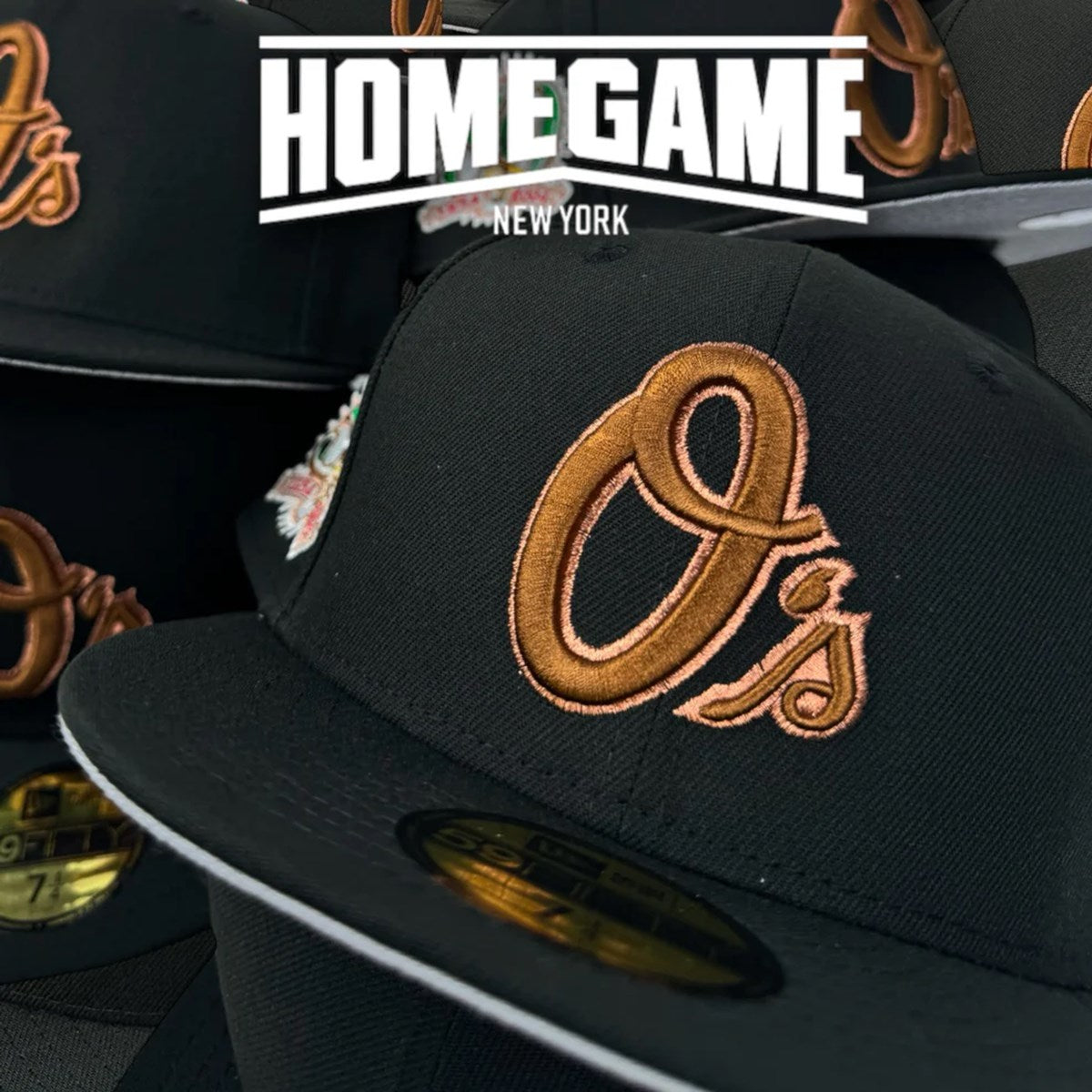 NEW ERA - 59FIFTY BALTIMORE ORIOLES 50TH ANNIVERSARY BLACK