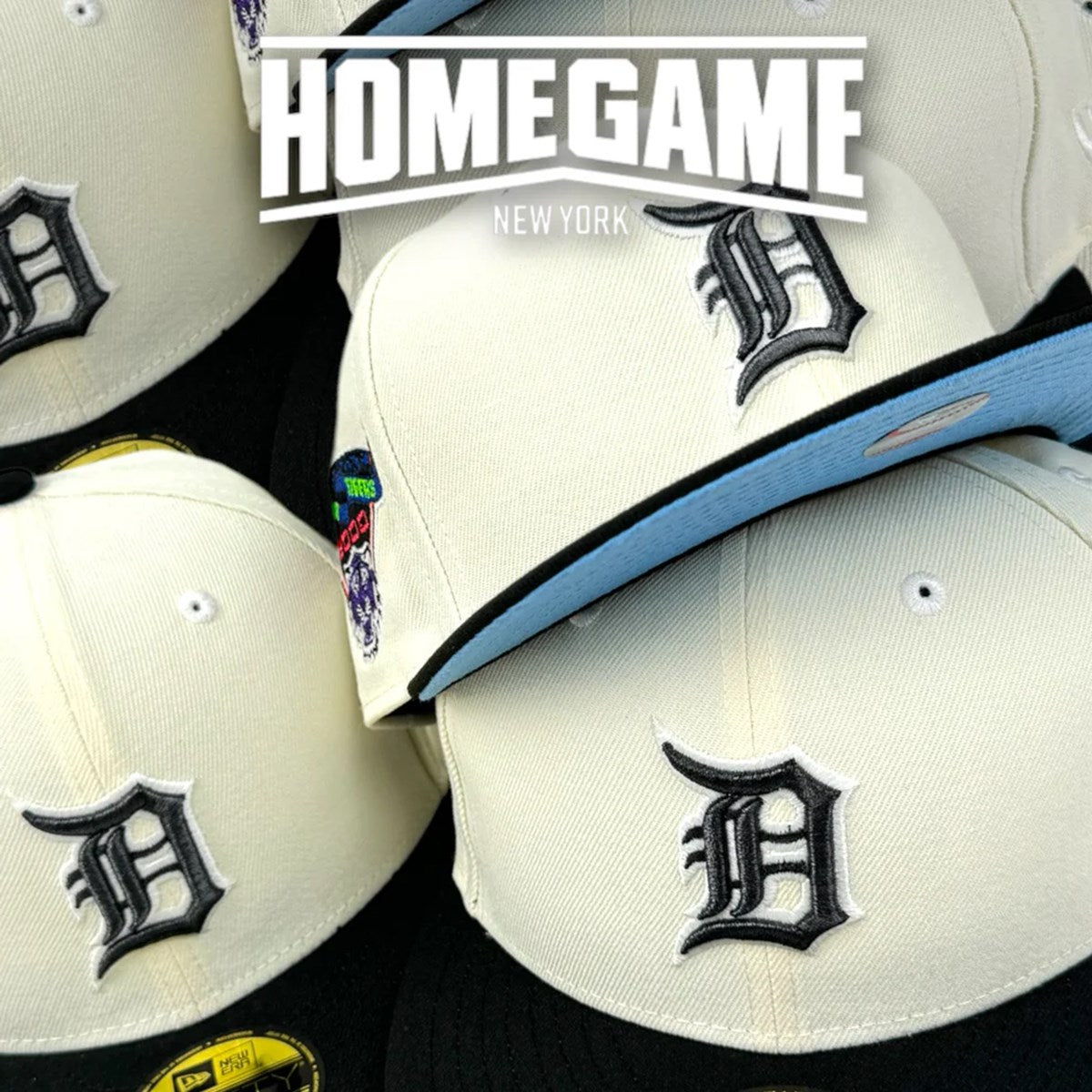 NEW ERA - 59FIFTY DETROIT TIGERS 2000 CHROME WHITE/BLACK