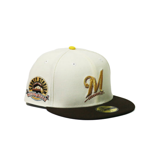 NEW ERA Milwaukee Brewers - 59FIFTY COUNTY STADIUM 1959・1999 CREAM