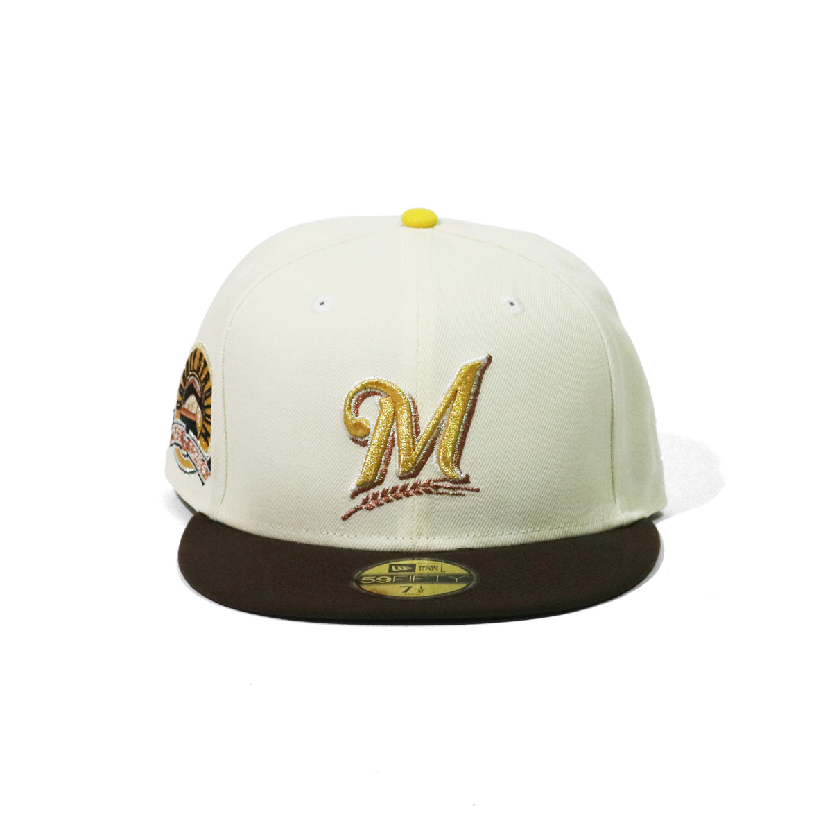 NEW ERA Milwaukee Brewers - 59FIFTY COUNTY STADIUM 1959・1999 CREAM