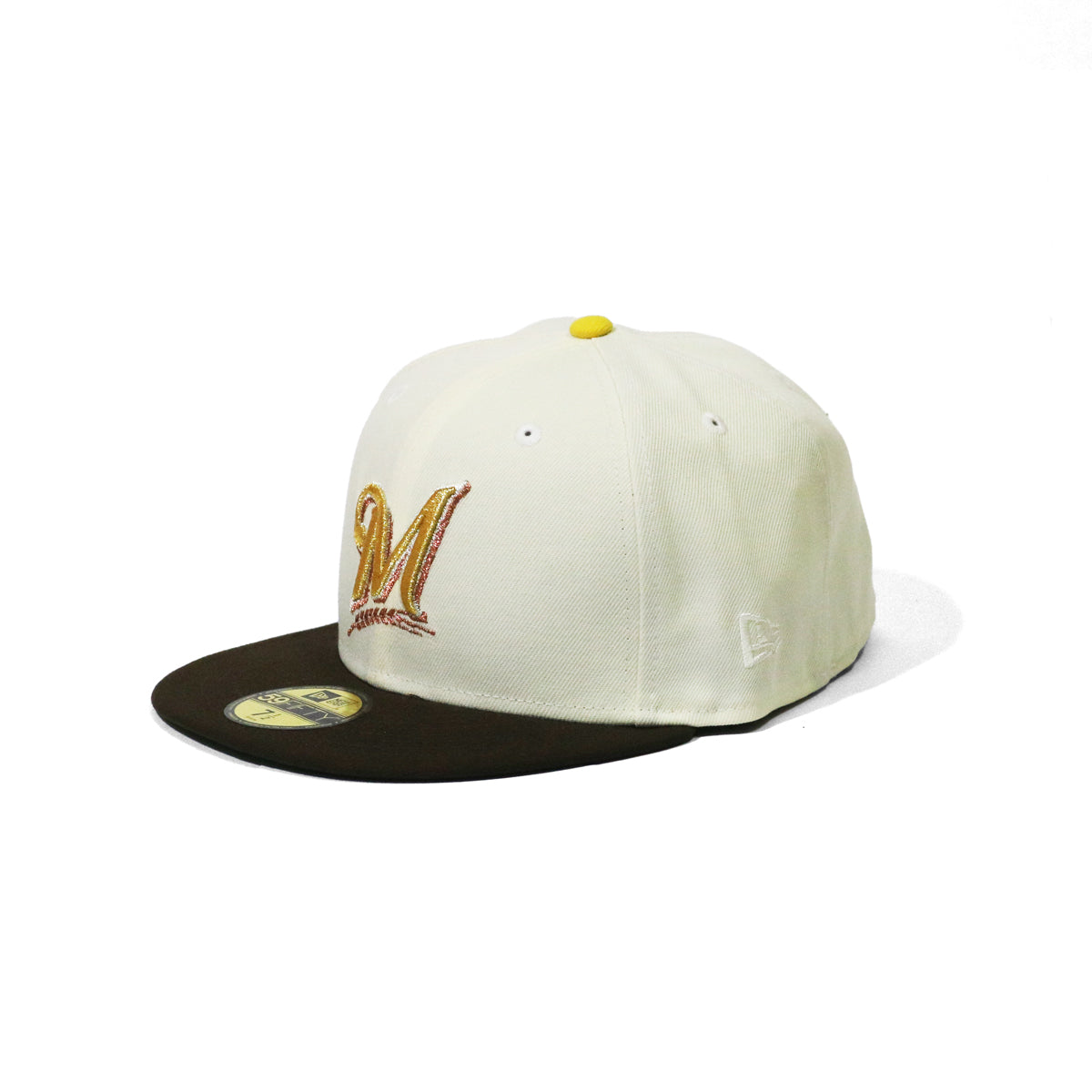 NEW ERA Milwaukee Brewers - 59FIFTY COUNTY STADIUM 1959・1999 CREAM