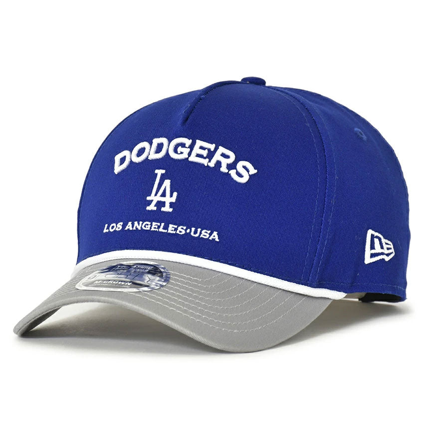 NEW ERA - Los Angeles Dodgers 9FORTY M-CROWN 2TONE ROPE 24354 Royal/Gray【60612693】