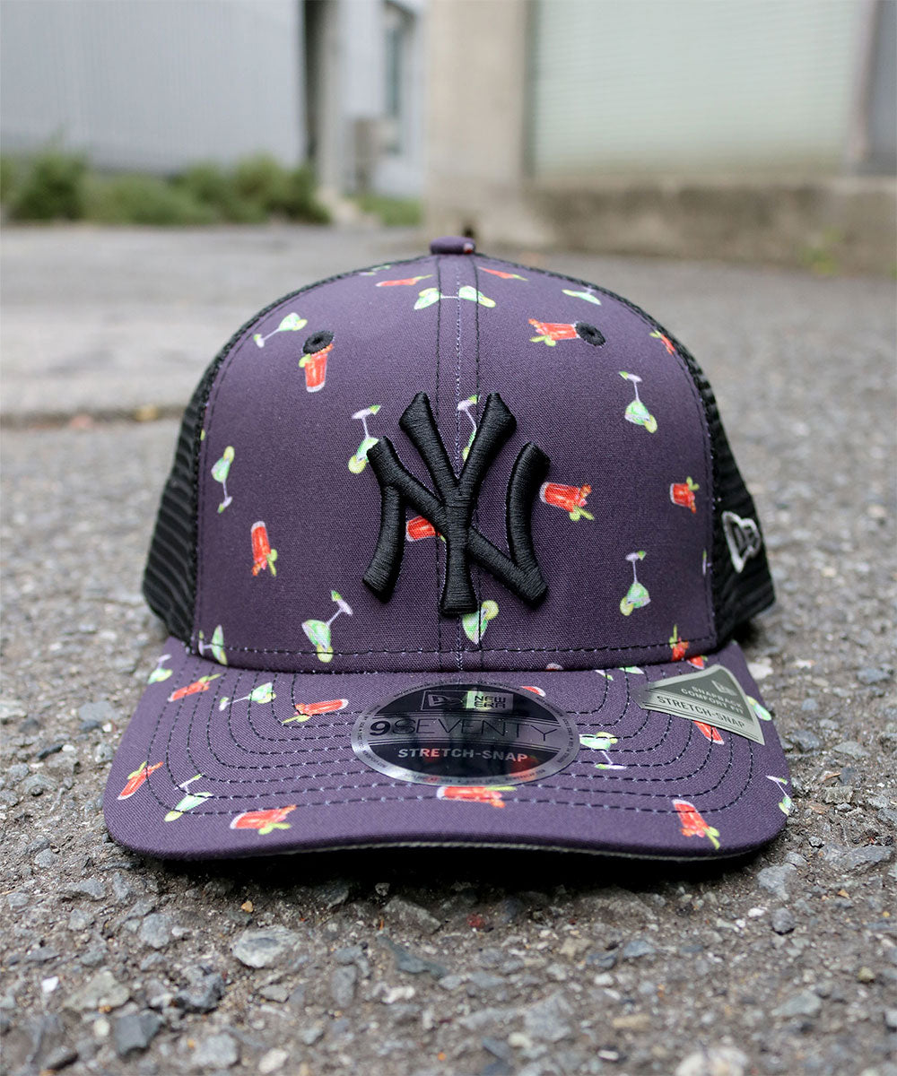 NEW ERA - New York Yankees 9SEVENTY PATTERN 22814 BLK/NVY【60610564】