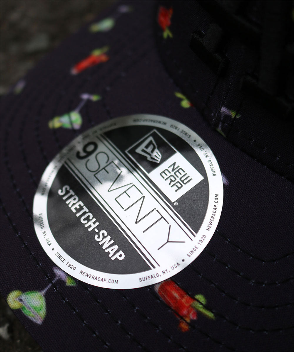 NEW ERA - Los Angeles Dodgers 9SEVENTY PATTERN 22814 BLK/NVY【60610564】