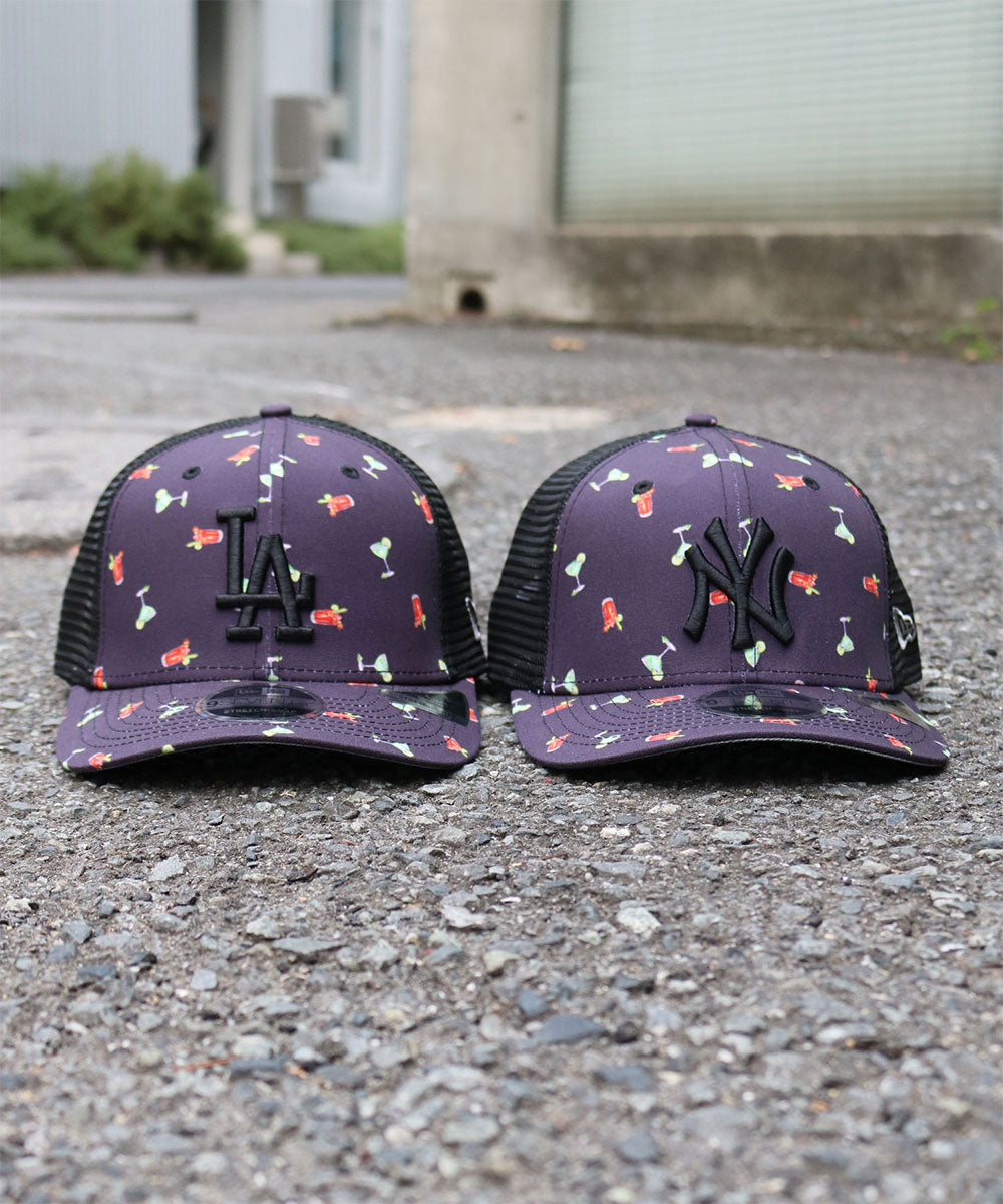 NEW ERA - Los Angeles Dodgers 9SEVENTY PATTERN 22814 BLK/NVY【60610564】