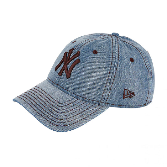 NEW ERA New York Yankees - 9FORTY Denim Series INDIGO/BROWN【14561855】