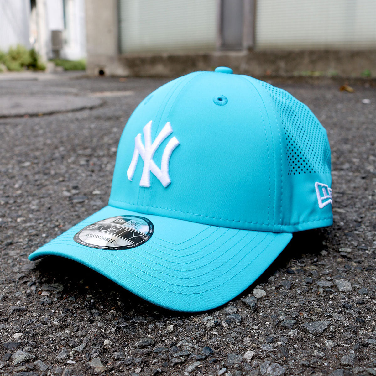 NEW ERA - New York Yankees 9FORTY MATT POLY BALL CAP LIGHT BLUE【13703405】