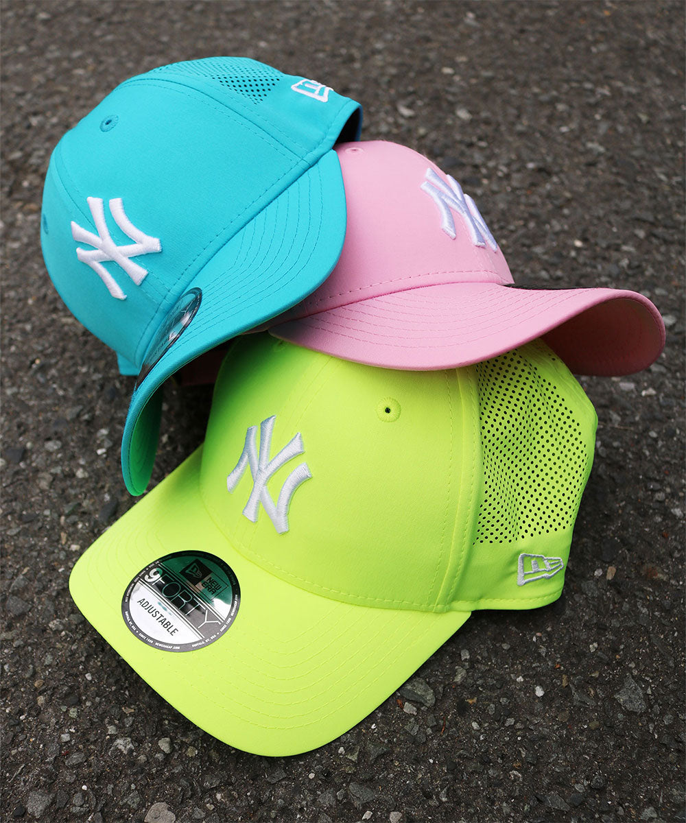 NEW ERA - New York Yankees 9FORTY MATT POLY BALL CAP LIGHT BLUE【13703405】