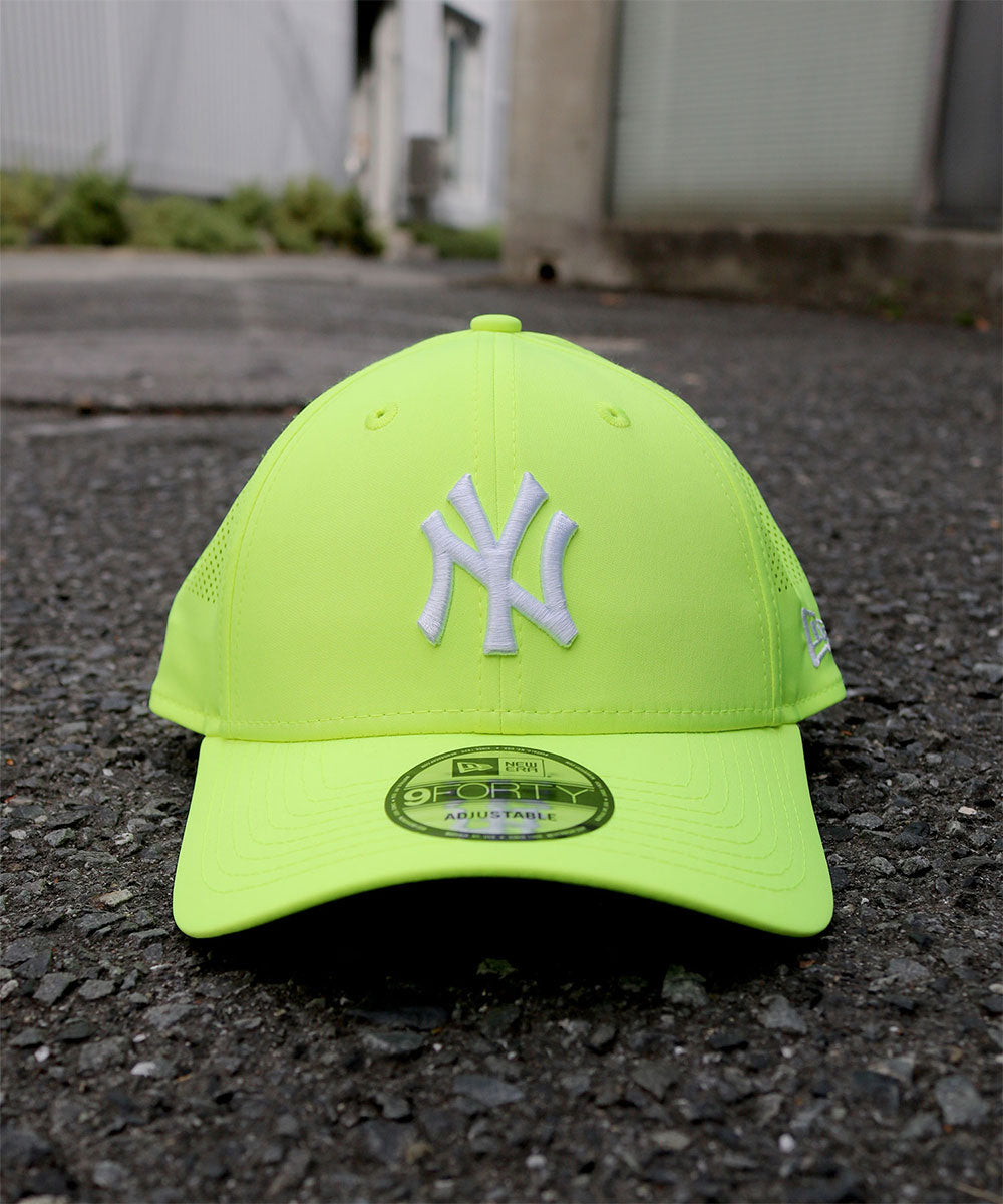 NEW ERA - New York Yankees 9FORTY MATT POLY BALL CAP SAFETY GREEN【13703407】