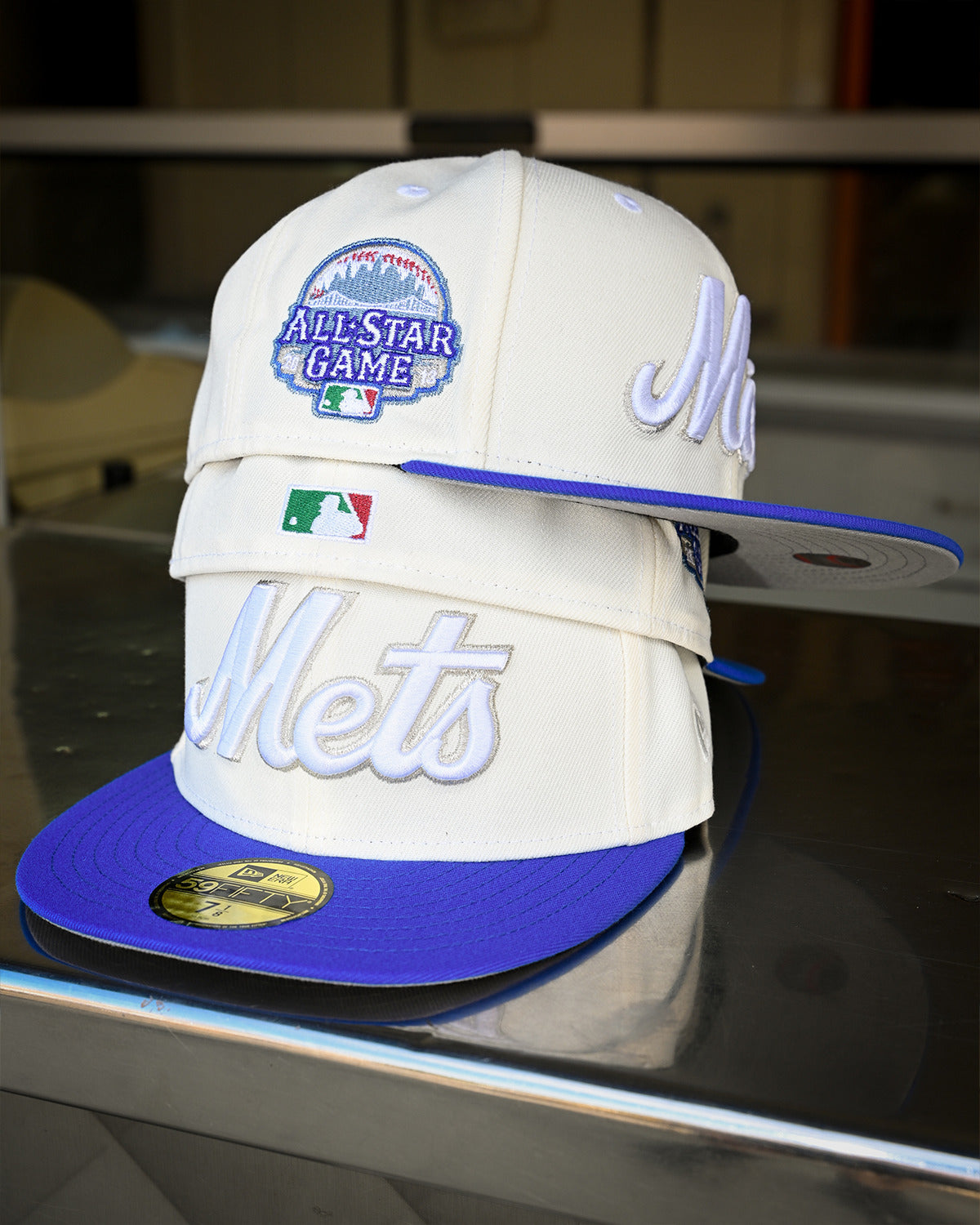 NEW ERA New York Mets - 59Fifty 2013 All Star Game Chrome White/Blue Bead
