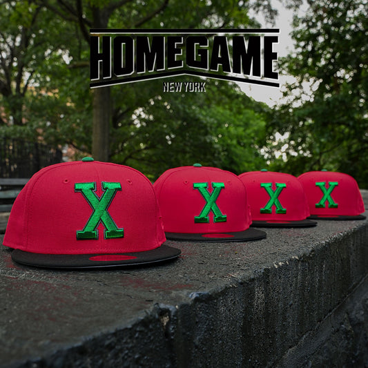 NEW ERA Cuban X-Giants - 59Fifty Front Door Red/Black