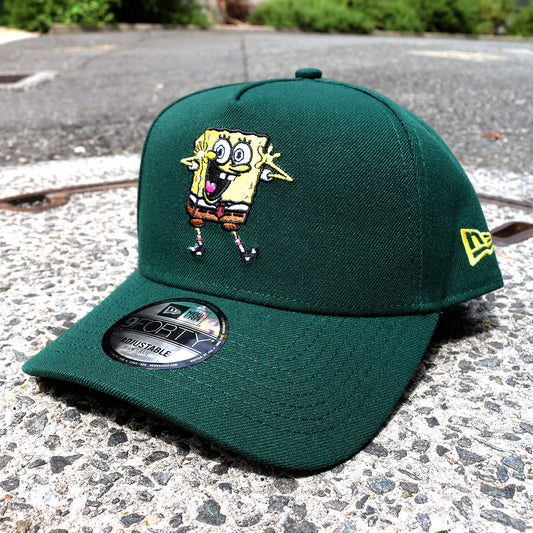New Era × Nickelodeon - SpongeBob 9FORTY A-FRAME Dark Green【70980070】