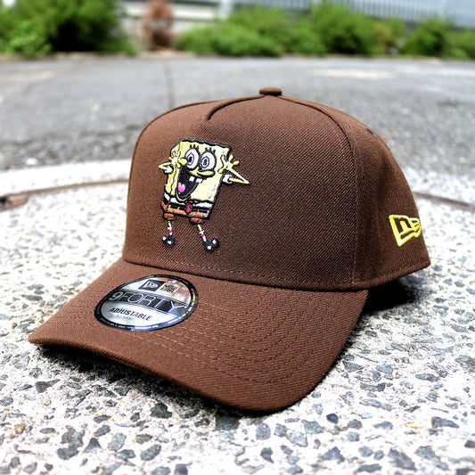 New Era × Nickelodeon - SpongeBob 9FORTY A-FRAME Walnut【70980071】